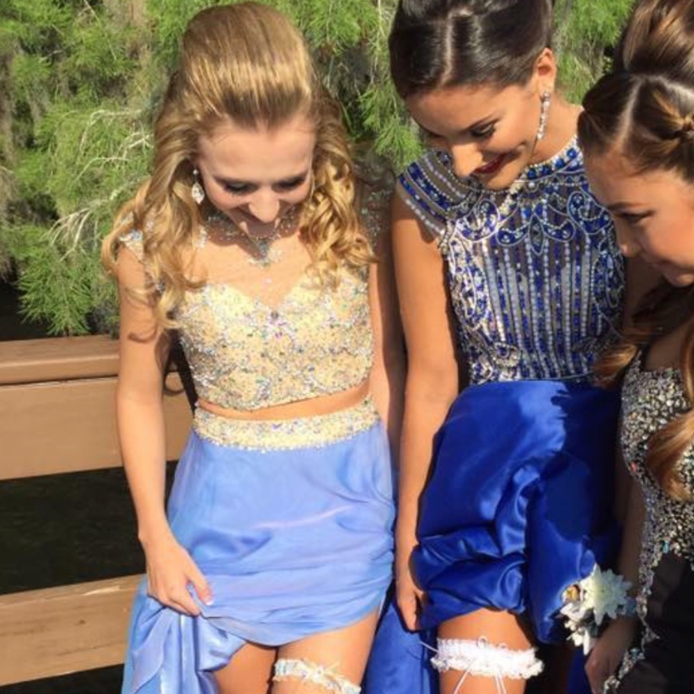 Two-Piece Prom Dress - Picture 2 of 5